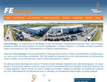 Tablet Screenshot of france-elevateur.de
